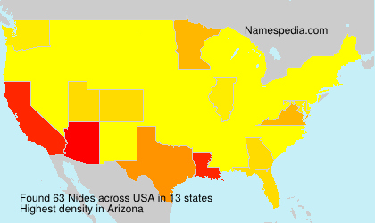 Surname Nides in USA Surname Nides in USA