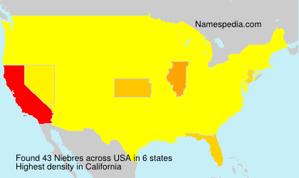 Surname Niebres in USA Surname Niebres in USA