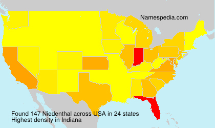 Surname Niedenthal in USA Surname Niedenthal in USA