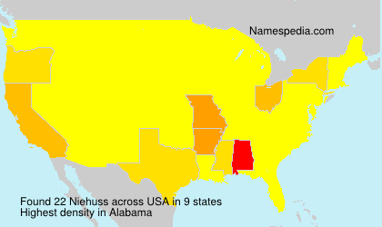 Surname Niehuss in USA Surname Niehuss in USA