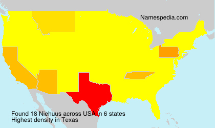 Surname Niehuus in USA Surname Niehuus in USA