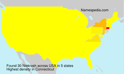 Surname Niekrash in USA Surname Niekrash in USA