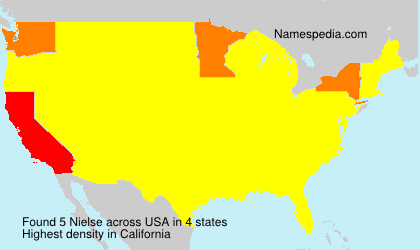 Surname Nielse in USA