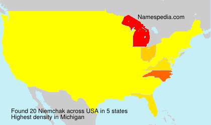Surname Niemchak in USA