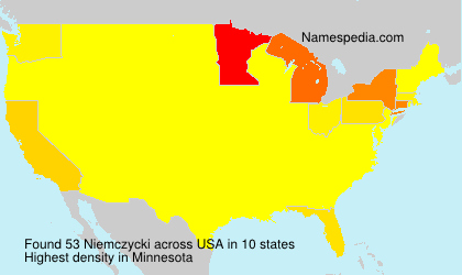 Surname Niemczycki in USA Surname Niemczycki in USA