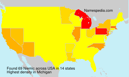 Surname Niemic in USA Surname Niemic in USA