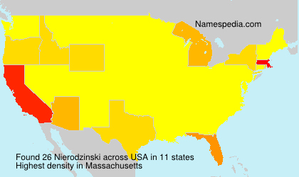 Surname Nierodzinski in USA Surname Nierodzinski in USA