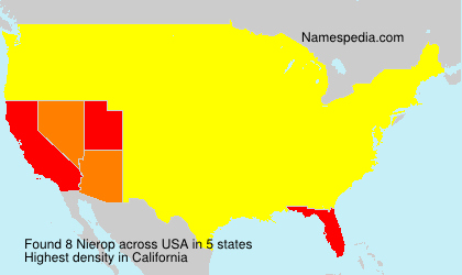 Surname Nierop in USA Surname Nierop in USA