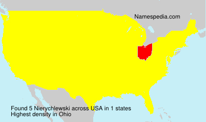 Surname Nierychlewski in USA