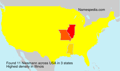 Surname Niesmann in USA
