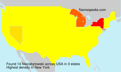 Surname Niezabytowski in USA Surname Niezabytowski in USA