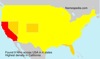 Surname Niho in USA Surname Niho in USA