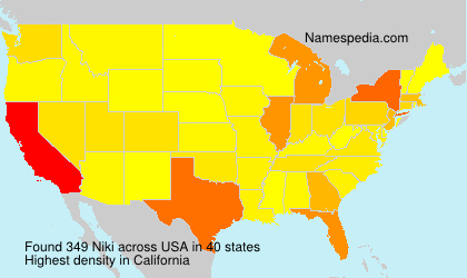 Surname Niki in USA Surname Niki in USA