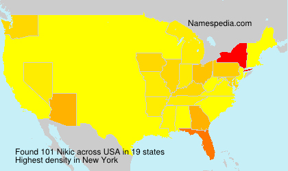 Surname Nikic in USA Surname Nikic in USA