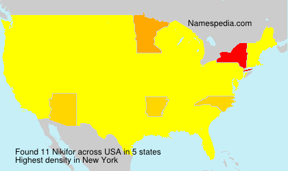 Surname Nikifor in USA Surname Nikifor in USA