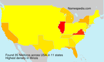 Surname Nikiforos in USA Surname Nikiforos in USA