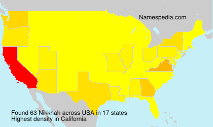 Surname Nikkhah in USA