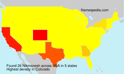 Surname Nikmanesh in USA Surname Nikmanesh in USA