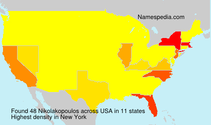 Surname Nikolakopoulos in USA Surname Nikolakopoulos in USA