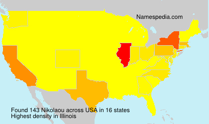 Surname Nikolaou in USA Surname Nikolaou in USA