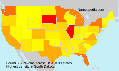 Surname Nikolas in USA Surname Nikolas in USA