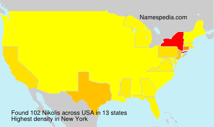 Surname Nikolis in USA Surname Nikolis in USA