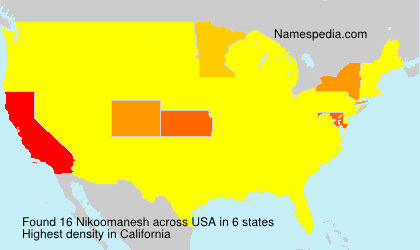 Surname Nikoomanesh in USA Surname Nikoomanesh in USA