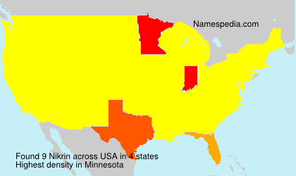 Surname Nikrin in USA Surname Nikrin in USA