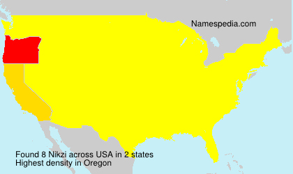 Surname Nikzi in USA Surname Nikzi in USA