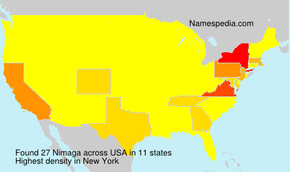 Surname Nimaga in USA Surname Nimaga in USA