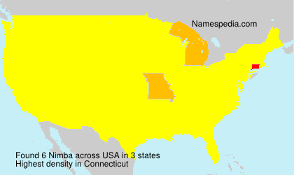 Surname Nimba in USA Surname Nimba in USA
