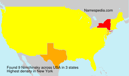 Surname Nimchinsky in USA Surname Nimchinsky in USA