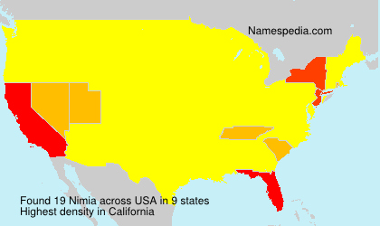 Surname Nimia in USA Surname Nimia in USA