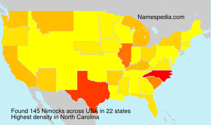 Surname Nimocks in USA Surname Nimocks in USA