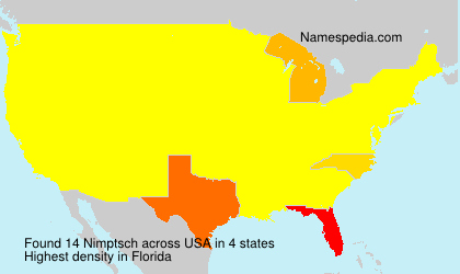 Surname Nimptsch in USA Surname Nimptsch in USA