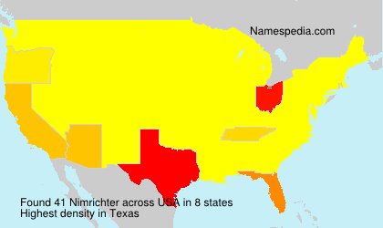 Surname Nimrichter in USA Surname Nimrichter in USA