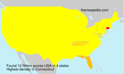 Surname Nimro in USA Surname Nimro in USA