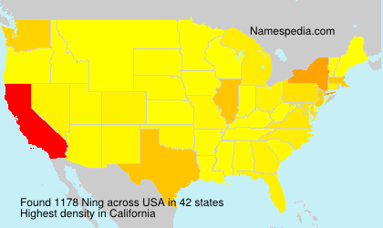 Surname Ning in USA Surname Ning in USA