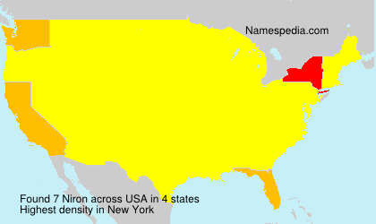 Surname Niron in USA Surname Niron in USA