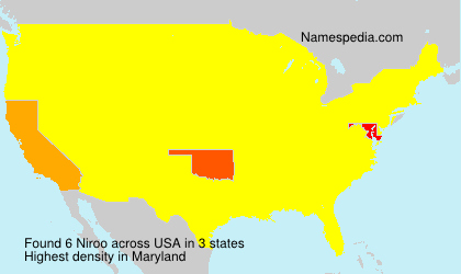 Surname Niroo in USA Surname Niroo in USA