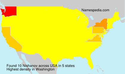 Surname Nishanov in USA Surname Nishanov in USA
