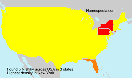 Surname Nishiky in USA Surname Nishiky in USA