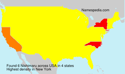 Surname Nishimaru in USA Surname Nishimaru in USA