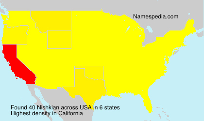 Surname Nishkian in USA Surname Nishkian in USA