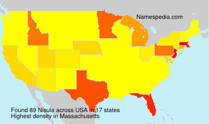 Surname Nisula in USA Surname Nisula in USA