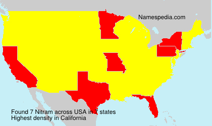 Surname Nitram in USA Surname Nitram in USA