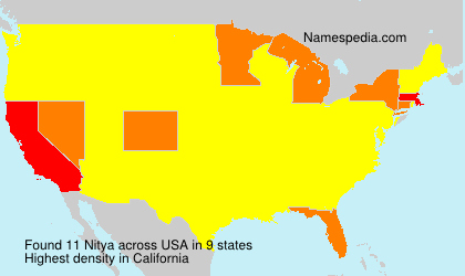 Surname Nitya in USA Surname Nitya in USA