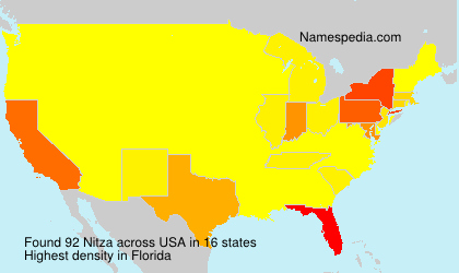 Surname Nitza in USA Surname Nitza in USA
