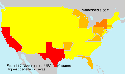 Surname Nivea in USA Surname Nivea in USA