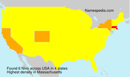 Surname Nivo in USA Surname Nivo in USA